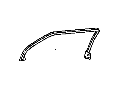 GM 25697621 Weatherstrip Asm-Front Side Door Roof Drip