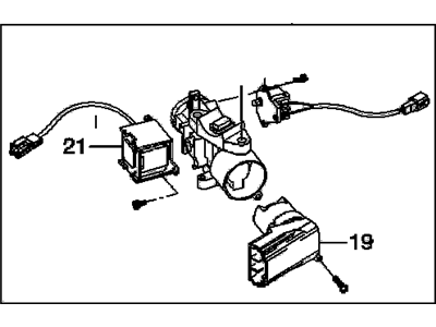 GM 96261298 Lock Housing