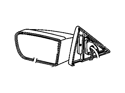 GM 25663873 Mirror Asm, Outside Rear View *Paint To Mat
