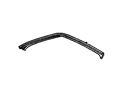 GM 20728394 Retainer-Roof Side Rail Auxiliary Weatherstrip *Black