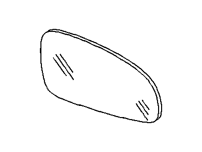 GM 95214065 Mirror Glass