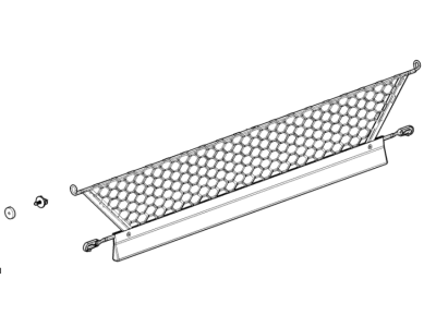 GM 23132561 Vertical Cargo Net with Storage Bag
