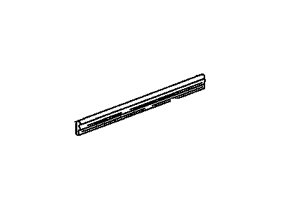 GM 15740122 Molding Asm-Body Side Lower Rear <Use 1C4N*Black