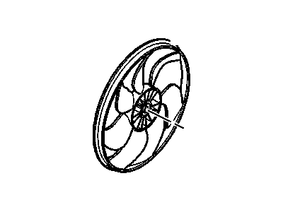 GM 22125855 Fan Blade