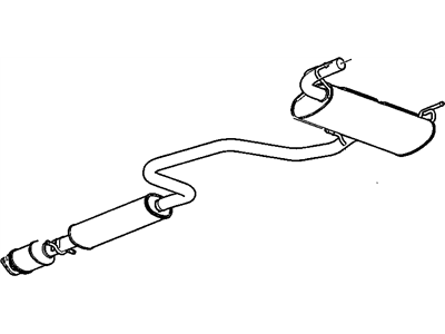 GM 25908492 Muffler & Pipe