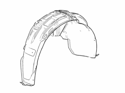 GM 84137728 Attachment Pkg-Rear Tire Front Air Deflector