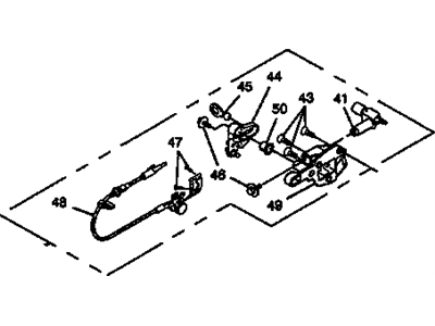 GM 12568211 Gear Shift Assembly