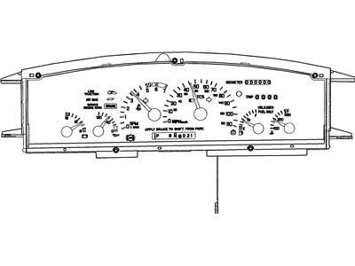 GM 16166212 Instrument Cluster Assembly