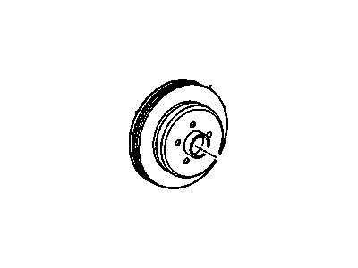 GM 10097655 Rear Brake Rotor Assembly