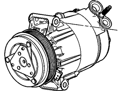 GM 84254641 Compressor Assembly