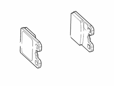 GM 13553895 PAD KIT-PARK BRK CLPR