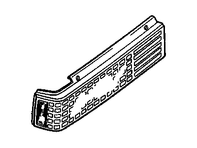 GM 16501976 Lens, Rear Combination Lamp