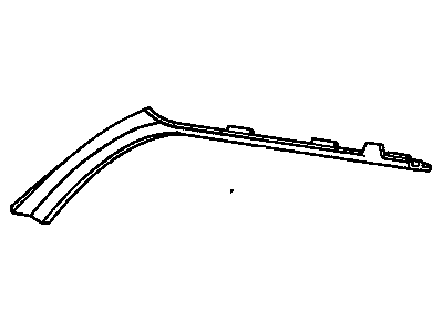 GM 10116708 MOLDING, Windshield Garnish Molding