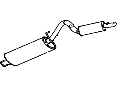 GM 15902776 Muffler & Pipe