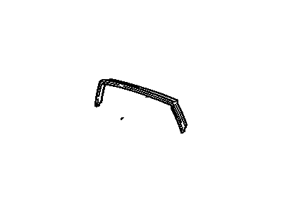 GM 10283997 Weatherstrip Asm-Roof Lift Off Panel/Window Rear