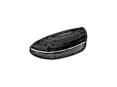 GM 16515903 Lens-Tail Lamp Outer(LH)