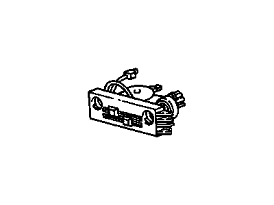GM 16062702 Heater & Air Conditioner Control Assembly