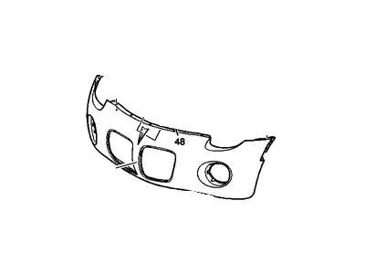 GM 89025064 Bumper Cover