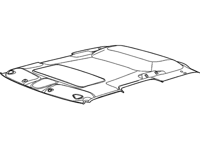 GM 19329714 Panel Asm, Headlining Trim *Shale