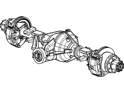 GM 25988440 AXLE, Rear Axle