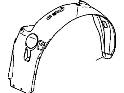 GM 15286086 Fender Liner