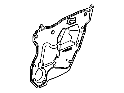 GM 25723826 Water Deflector