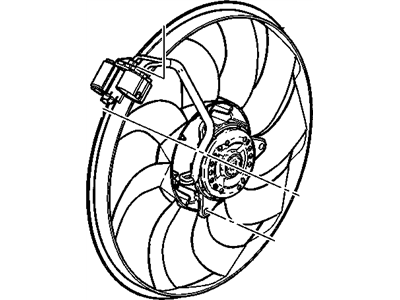 GM 95018629 Fan Blade