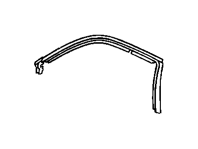 GM 22587900 Sealing Strip Asm-Front Side Door Window Outer *Bright T