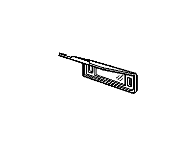 GM 88890776 Mirror Asm, Rear Seat Roof Illuminate <Use 1C3J*Shale