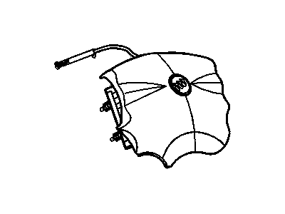 GM 10386712 Airbag, Steering Wheel
