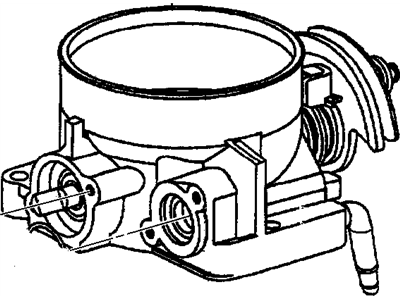 GM 88984263 Fuel Injection Air Meter Body