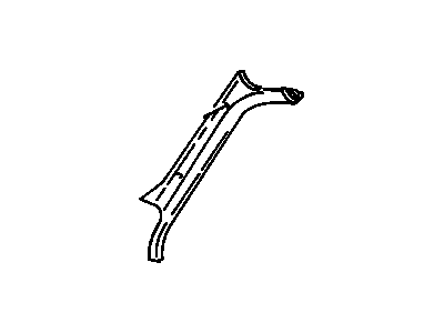 GM 22566420 Molding-Windshield Side Upper Garnish *Graphite