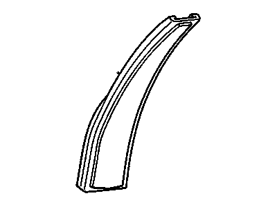 GM 10076848 Panel Asm-Center Pillar Upper Trim Finish R.H. *Sapphire V/D
