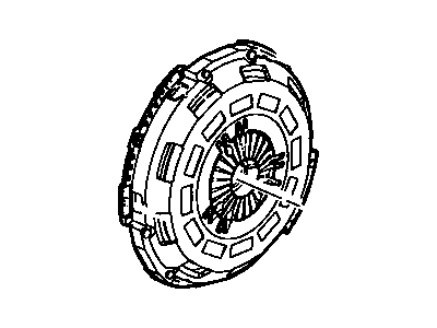 GM 15039566 Plate Asm-Clutch Pressure & Driven (W/ Cover) *Marked Print