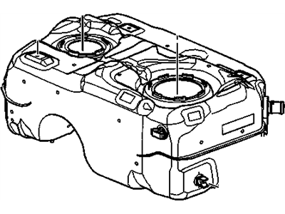 GM 25910570 Fuel Tank