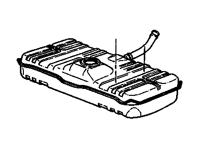 GM 10159558 Fuel Tank Asm (Less Sender)