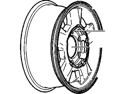 GM 9594990 Wheel, Alloy