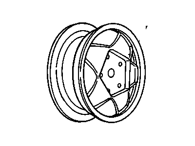 GM 14102441 Wheel Rim Assembly-15 X 6