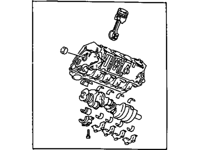 GM 12568756 Engine Asm, (Service Partial)