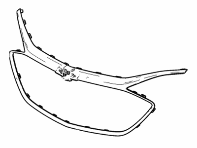 GM 84036516 INSERT-FRT GRL *EXTERIOR BRIM