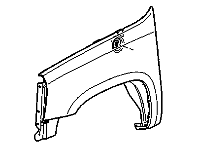 GM 22977477 Fender