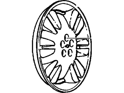 GM 10227997 Wheel Cover