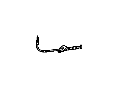 GM 88971133 Cable, Parking Brake Front