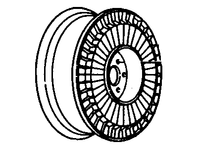 GM 3635380 Wheel Rim, Aluminum