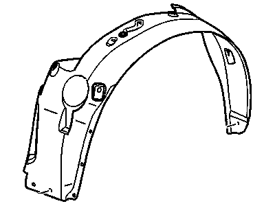 GM 15913335 Fender Liner