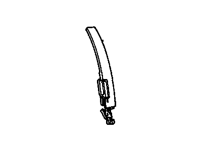 GM 16605593 Hdl Asm-Front Door Outside (Low Gloss) *Black