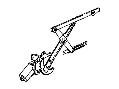 GM 21096871 Front Side Door Window Regulator