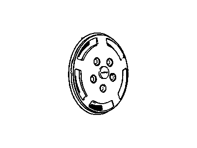 GM 10027126 Wheel Trim Cover Assembly