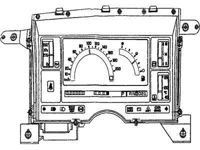 GM 25087905 Gauge Cluster