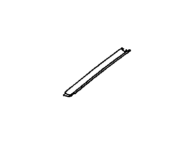 GM 20636649 Molding Asm-Reveal Windshield Side *Black